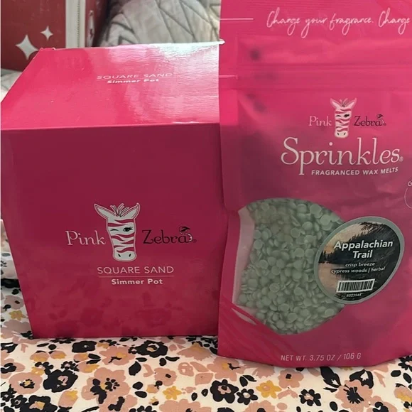 Pink Zebra Simmer Pot and Sprinkles Wax Melts BRAND NEW - Picture 1 of 2